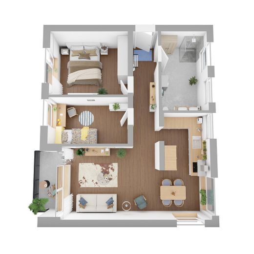 Familienglück in Alfeld: 3-Zimmer, Balkon, Erstbezug nach Sanierung. Provisionsfrei & KfW-gefördert! – Grundriss 3 Zimmer