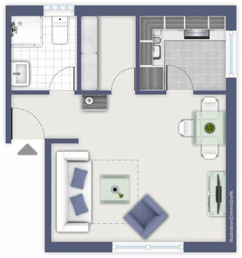 IHR GELD KANN AUCH IN WÜRZBURG WOHNEN. Apartment in der bevorzugten Sanderau. – Foto 6