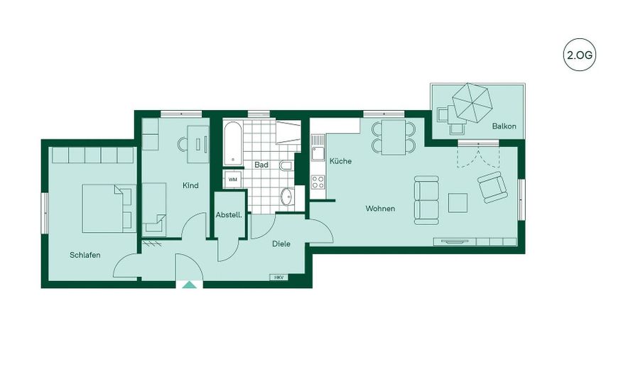 Wohnungsgrundriss