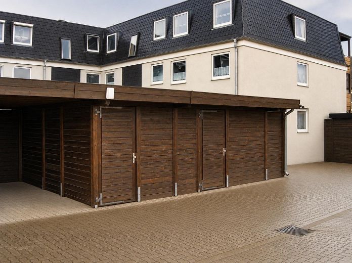 Schöne und moderne 4-Zimmer-Wohnung – Fahrradschuppen