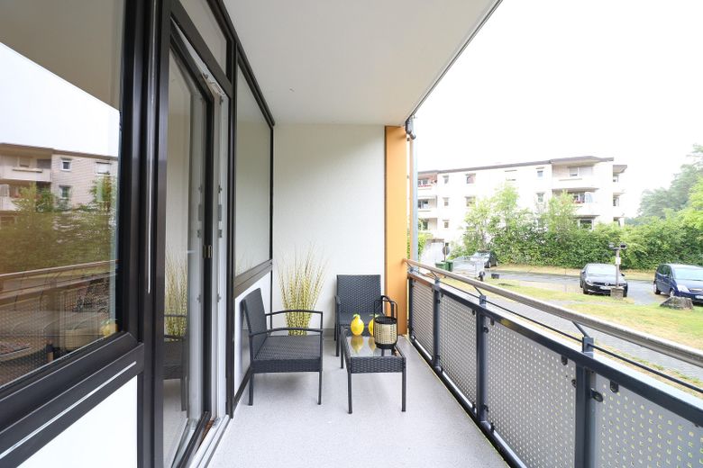 Balkon am Wohnzimmer