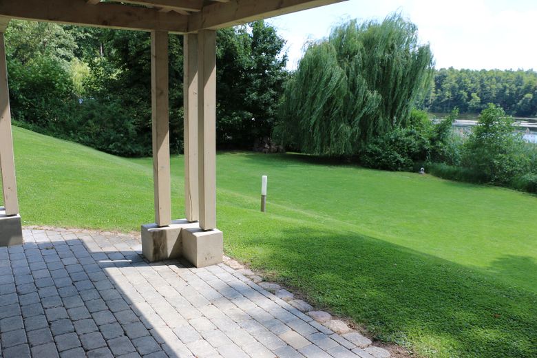 Maisonette - Wohnung am Möllensee – Terrasse unten