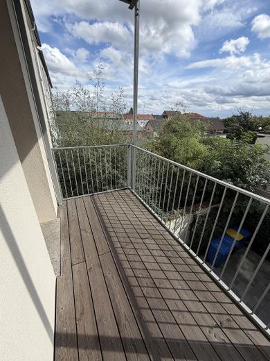 Appartement de 2 pièces avec balcon, 49 m², Roßlau, classe énergétique B – Balkon