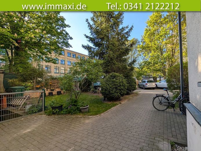 CONNEWITZ + 3-RAUM WOHNUNG HOCHPARTERRE + VERMIETET – Hinterhof