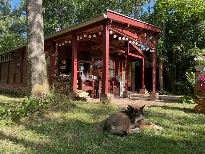 Überdachte Terrasse