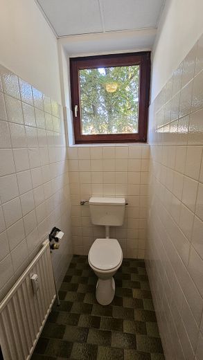Helle Ladenfläche / Büro mit Schaufenster · 65 m² · direkt am Bahnhof Bad Bevensen · provisionsfrei – WC mit Fenster