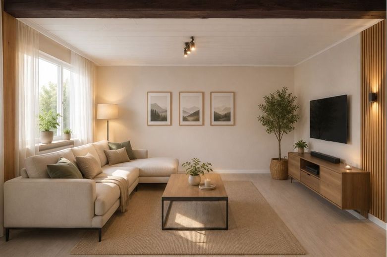 Provisionsfrei für den Käufer! Haus mit viel Potenzial - Ihr neues Zuhause wartet auf frischen Glanz – Gestaltungsvorschlag - Wohnzimmer