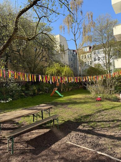 Sonnige Maisonette im Komponistenviertel – 2 Balkone, Südausrichtung & ruhige Lage im Grünen – Gemeinschaftsgarten