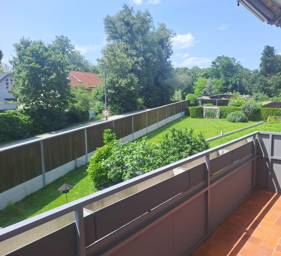 Blick Balkon Wohnzimmer