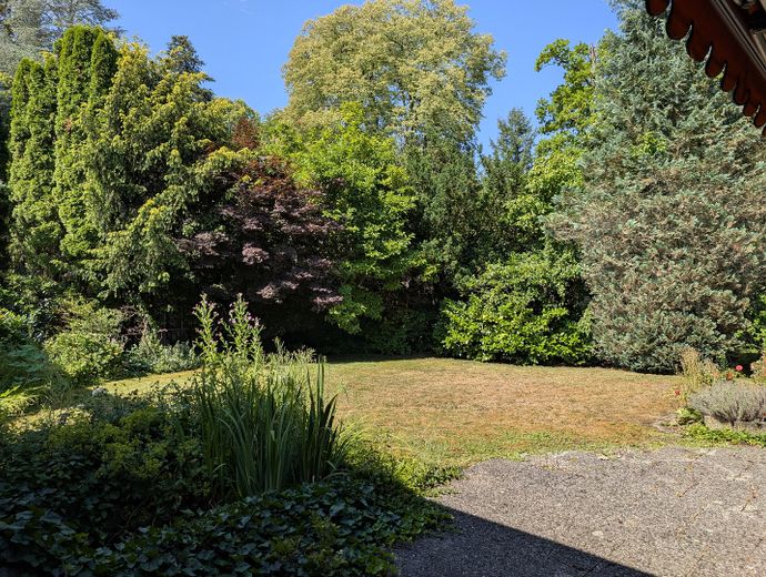 Garten ist uneinsehbar