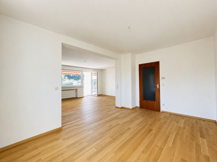 Erstbezug nach Kernsanierung - Moderne 4-Zimmer Wohnung am Fuße des Honbergs – Wohnzimmer