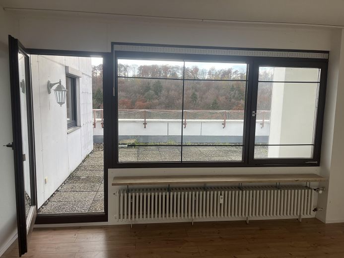 Blick vom Wohnzimmer