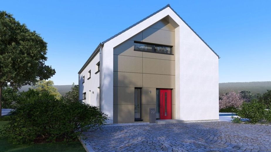 DESIGNHAUS DER EXTRAKLASSE – Ansicht Eingang Trespa
