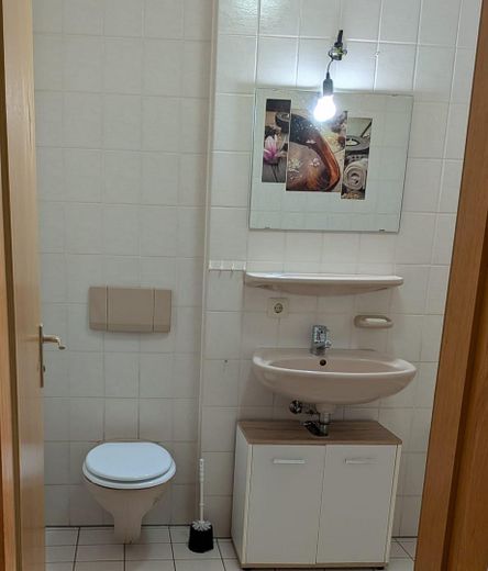 Badezimmer mit Badewanne