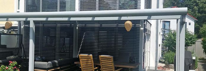 überdachte Terrasse