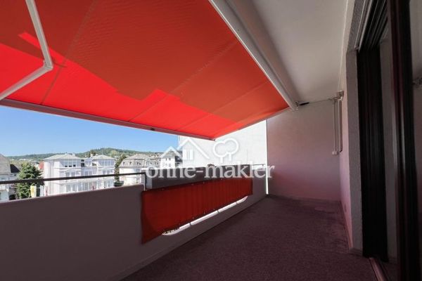 Otwarty 2-pokojowy apartament z balkonem i widokiem na Johannisberg