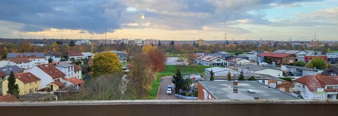 Mooi appartement met balkon in Nussloch – Ausblick