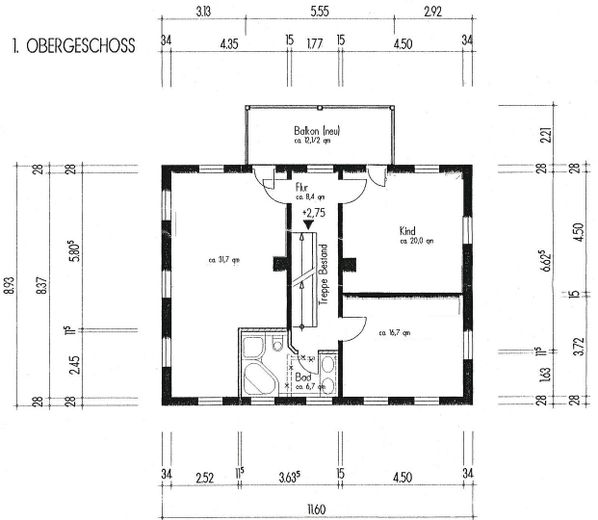 Grundriss 1.OG