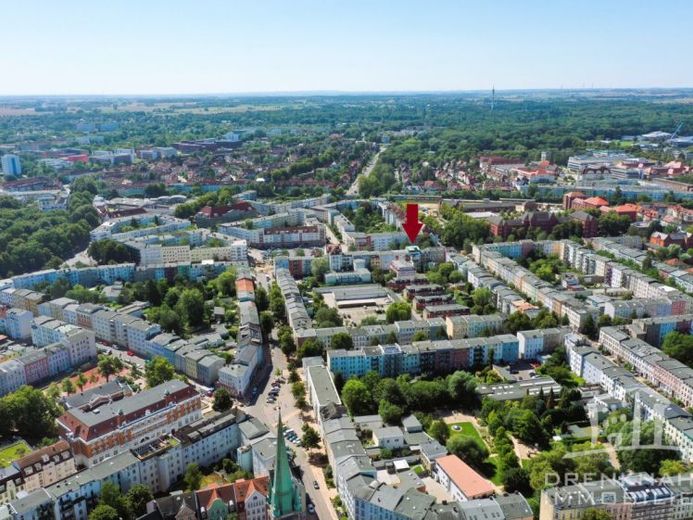 Möbliertes Appartement in Rostocker KTV (Ulmencampus) - Terrasse, Abstellkammer, Stellplatz – Foto 1