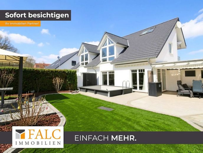 +++ Exklusive Doppelhaushälfte: Wohndesign trifft auf Familien-Idylle +++ – Titel