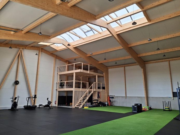 Halle Lagerhalle Lager Werkstatt Produktionshalle Eventhalle Sporthalle Athletikhalle Verkaufshalle – Foto 21