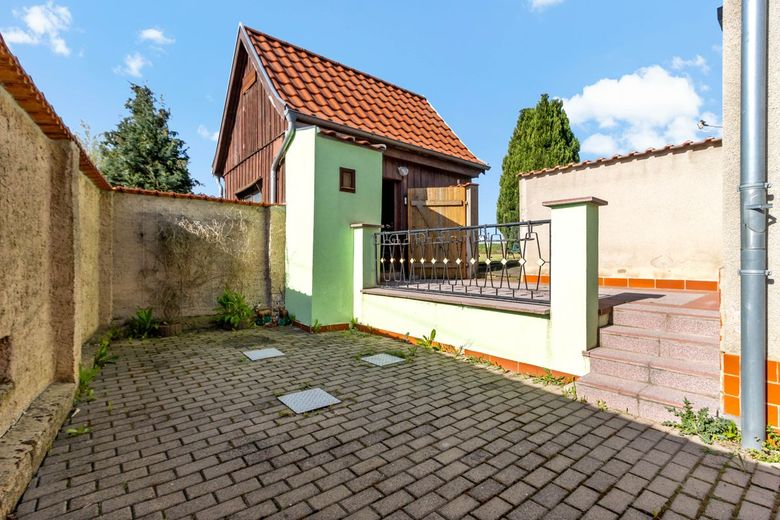 Raus aufs Land! Einfamilienhaus in Neehausen – Grillplatz Terrasse