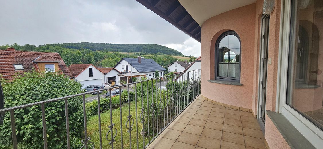 Küchenbalkon mit Ausblick
