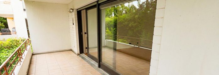 Balkon unmöbliert