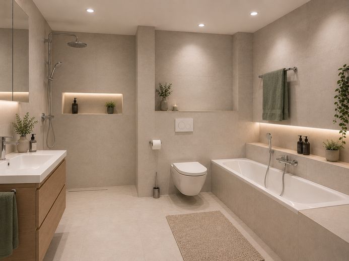 Muster Badezimmer
