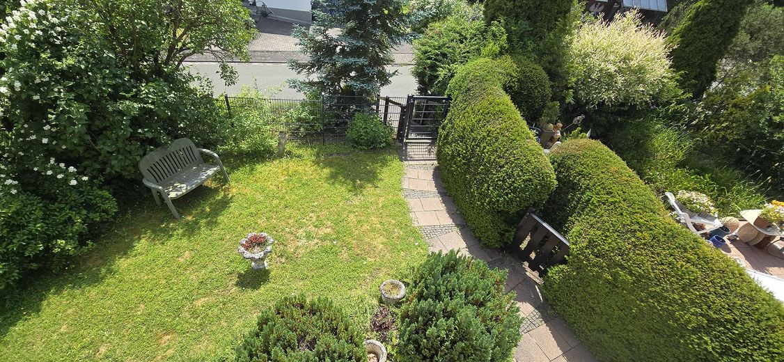 Aussicht zum Garten UG