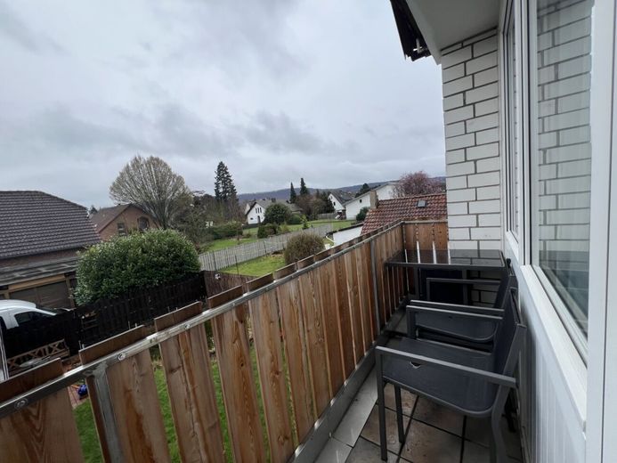 Wohnen mit Charakter - großzügige Altbauwohnung mit Balkon und Carport in Minden - Süd – Balkon