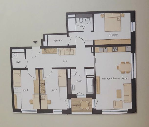 4-Zimmer möblierte Wohnung im Schmargendorf, Gäste WC, Waschraum, Aufzug, Tiefgarage – Foto 19