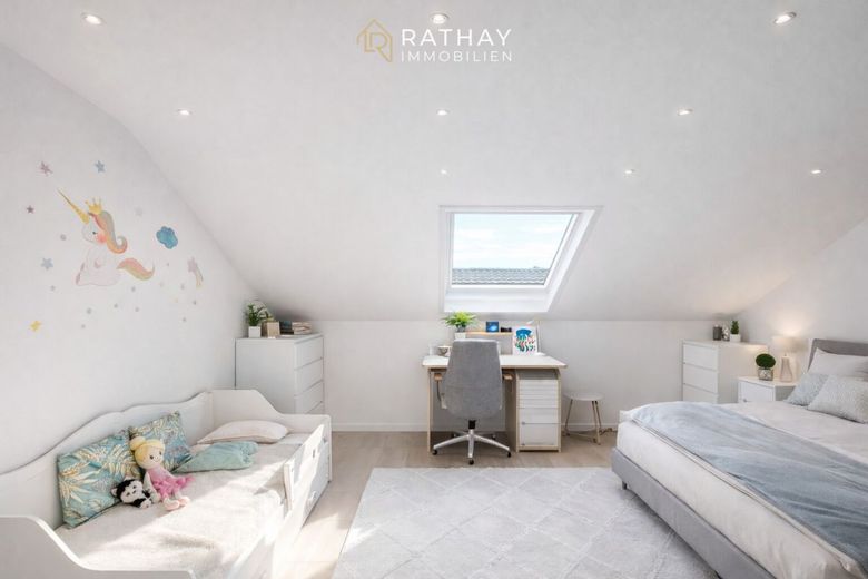 Einfamilienhaus mit Entwicklungspotenzial in ruhiger Wohnlage und bester Anbindung – Visualisierung Kinderzimmer