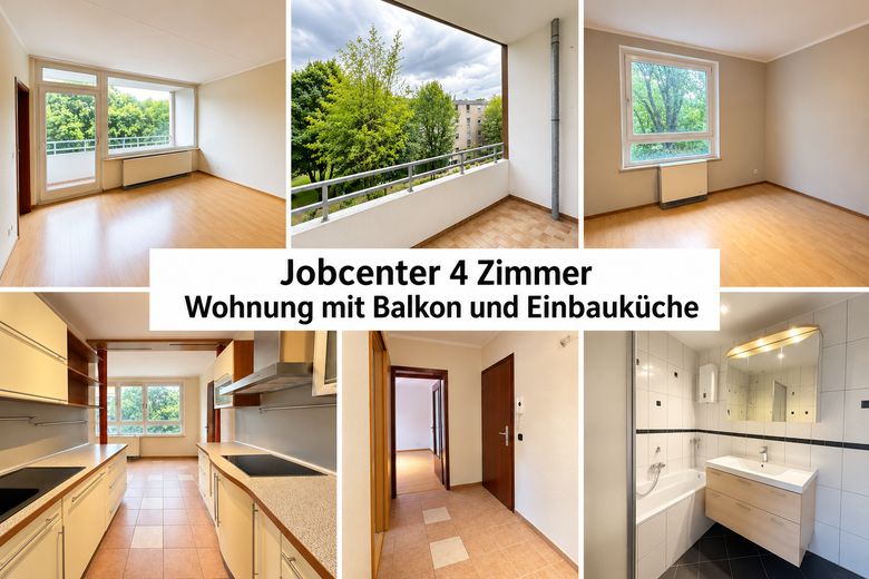 Jobcenter – Twoje nowe mieszkanie jest gotowe! Job Center – Twoje nowe mieszkanie jest gotowe do zamieszkania! – Wohnung