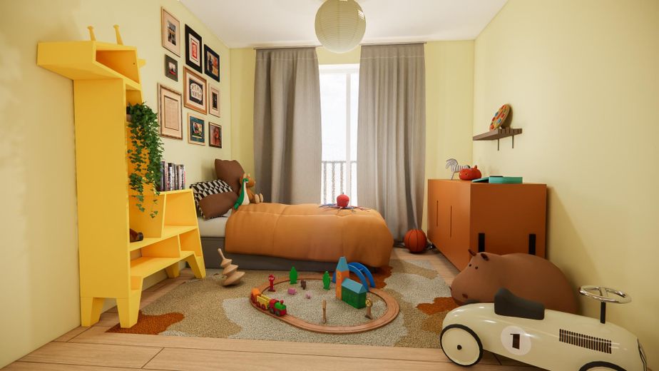 Ekskluzywny 4-pokojowy apartament typu penthouse – nowa inwestycja w Gattendorf – Kinderzimmer