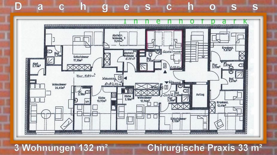 Modernisiertes Haus in einer Wohnanlage inkl. Praxisräume. Sehr gut für Investoren geeignet. – Wohn+Work freundliches Design 