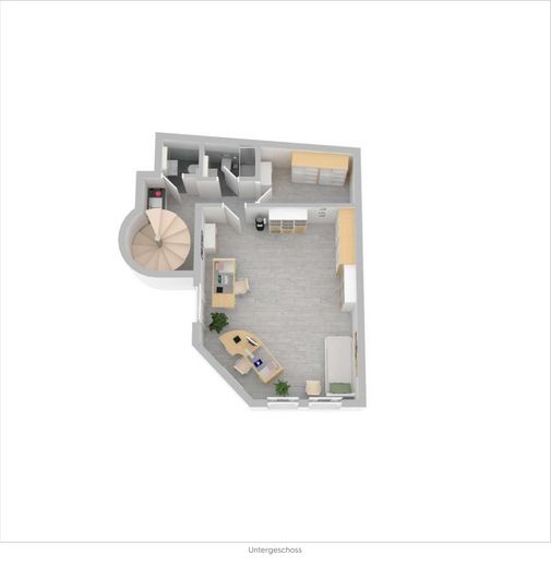Büro / Praxis / Co-Working / Atelier in zentraler Innenstadtlage von Offenbach a.M. – Untergeschoss