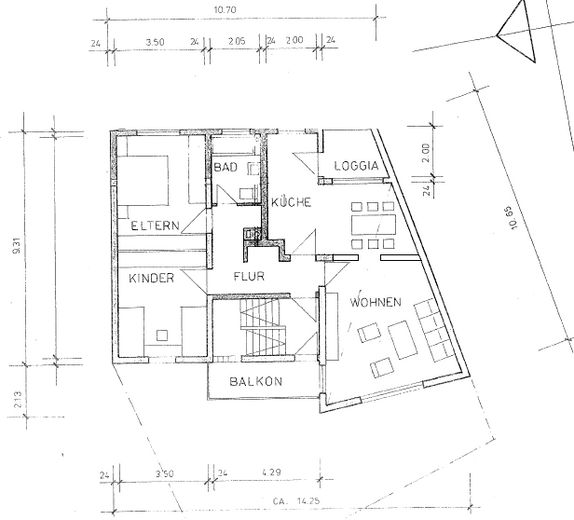 Helle 3,5 Zimmer Wohnung 1. OG mit Balkon, Stellplatz, Garten in 72348 Rosenfeld Heiligenzimmern ab sofort zu vermieten – Foto 29