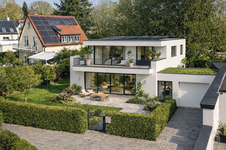 Splendido terreno di rara bellezza nella posizione migliore di Stockdorf – KI-Visualisierung Neubau