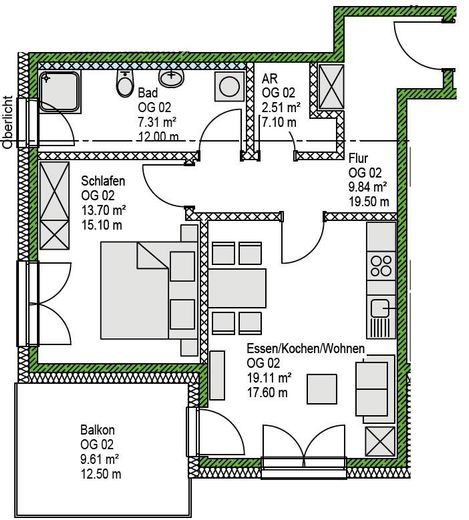 DAS STAUFFENBERG - 1° piano appartamento 2 - KFW40 QNG - Abitare con qualità. Investire mantenendo il valore. – Foto 3