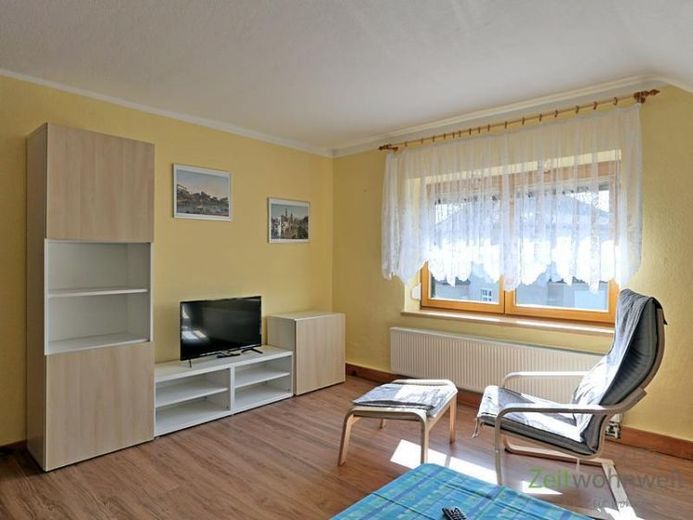 (EF0903_M) Dresden: Weixdorf, preiswerte möblierte 2-Zimmer-Wohnung mit großem Balkon, WLAN und Waschmaschine – Foto 1