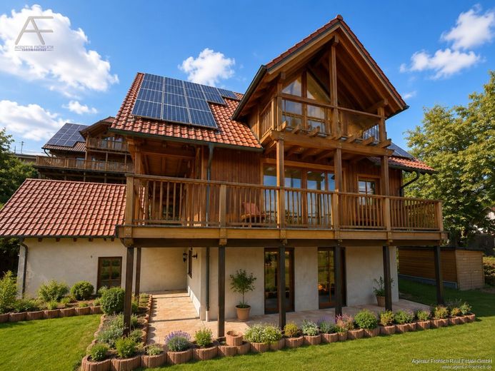Fernblick statt Standard - Einfamilienhaus mit Potenzial in traumhafter Hanglage – Außenansicht_Front