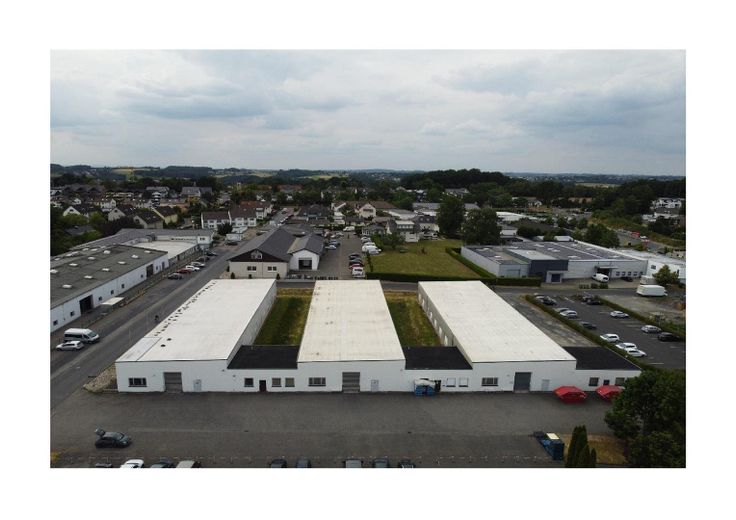 Gewerbehalle, Lagerhalle, Halle 760m² und Büro / Sozialräume 100m²  (O-H-S 34) – Übersicht