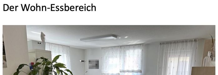 Jasne mieszkanie 3,5-pokojowe we Freiberg am Neckar – Wohn-Ess-Bereich