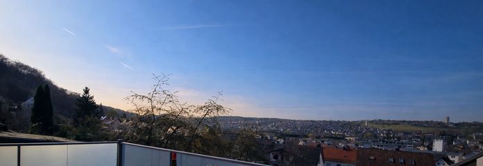 Abendstimmung auf dem Balkon