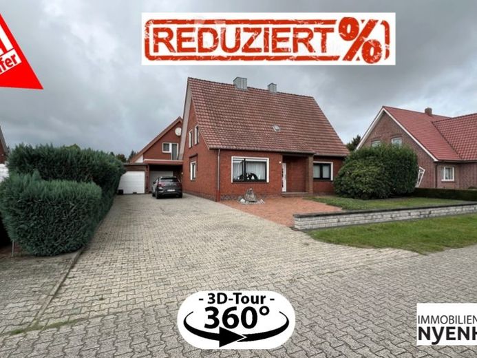 stark preisreduziert ** geräumiges Einfamilienhaus mit Garage u. Carport ** viel Platz für Hobby und Freizeit ** provisionsfrei für den Käufer – Foto 1