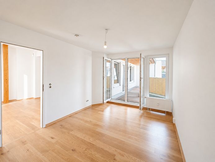 ब्रोकर कमीशन-मुक्त! ऊपरी मंज़िल, 91m², 2 टैरेस, 2.5 कमरे – Gemütlicher Rückzugsort 