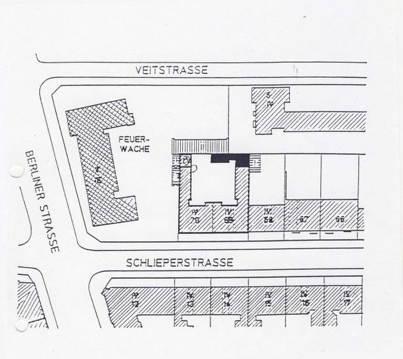 Lageplan Wohnanlage Nr. 70,69