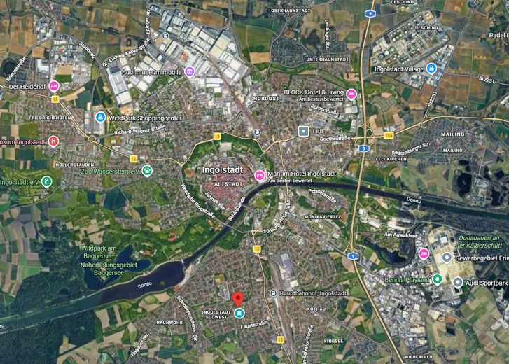 Premium-Wohnen im Südwesten: Exklusive 2,5-Zimmer-Neubauwohnung mit Designerküche (auch Rent2Rent) – Lageplan
