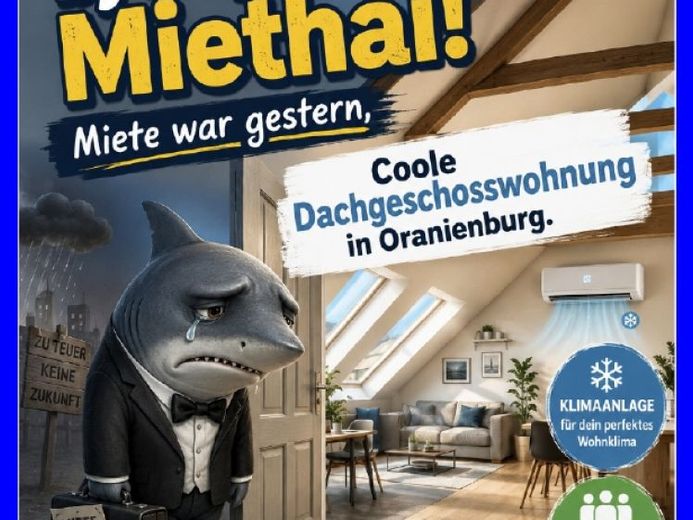 # Dachgeschoßwohnung in Oranienburg zur Eigennutzung oder Neuvermietung 3 Zimmer # – Foto 1